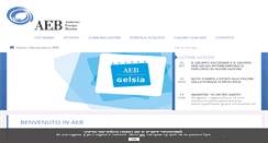 Desktop Screenshot of aebonline.it